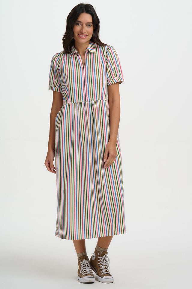 Sugarhill Brighton Gillian Midi Smock Dress - Multi