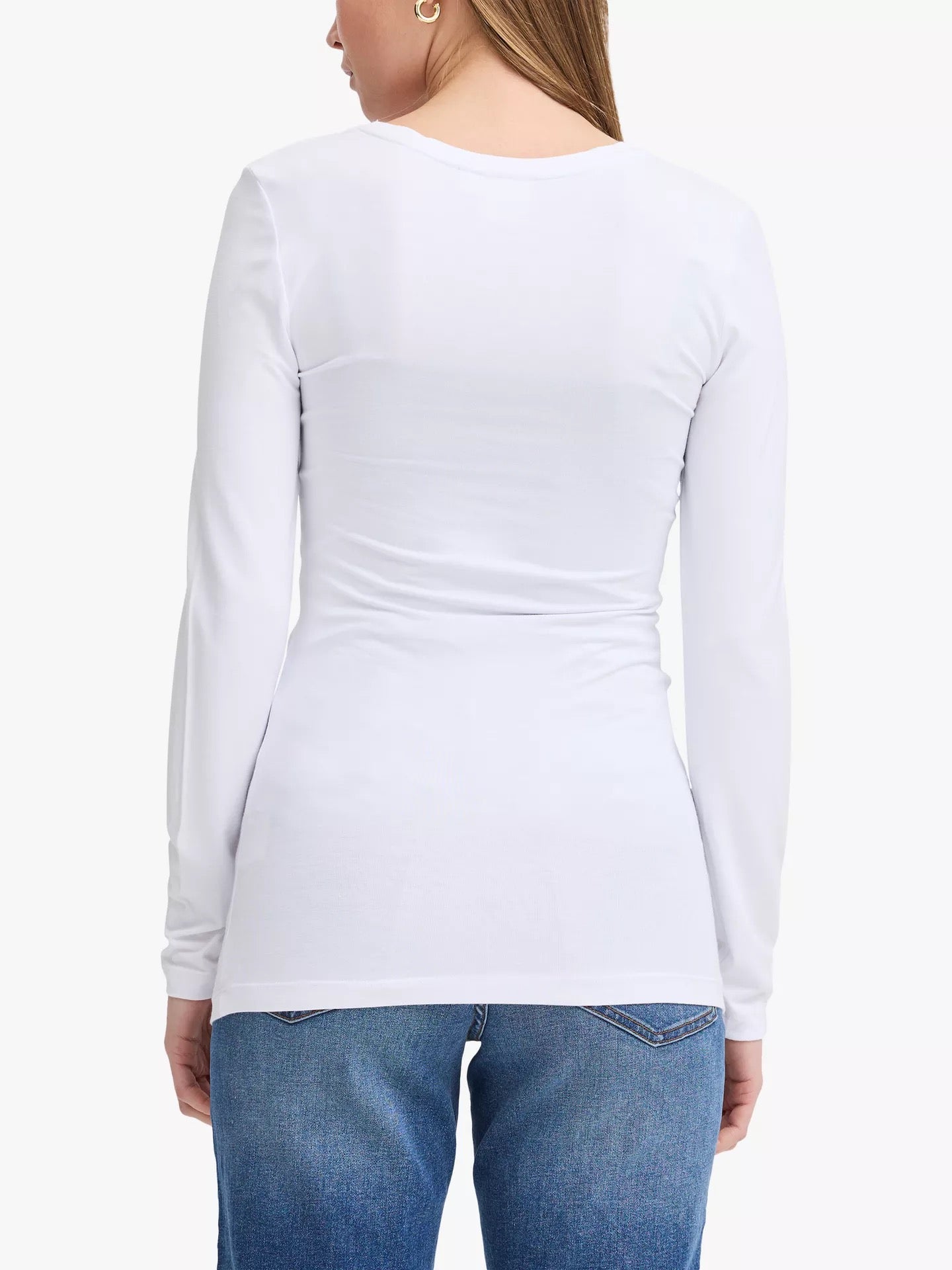 ICHI Zola Long Stay T-Shirt - White
