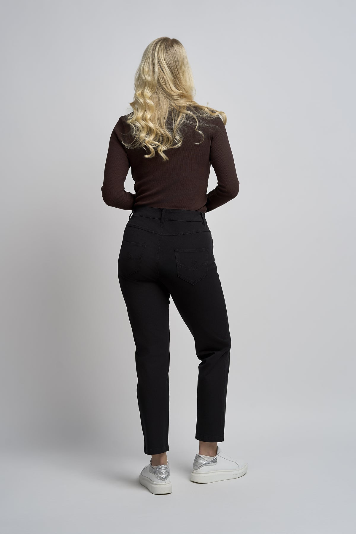Pinns 4 Way Stretch Slim Fit Jeans -  Black