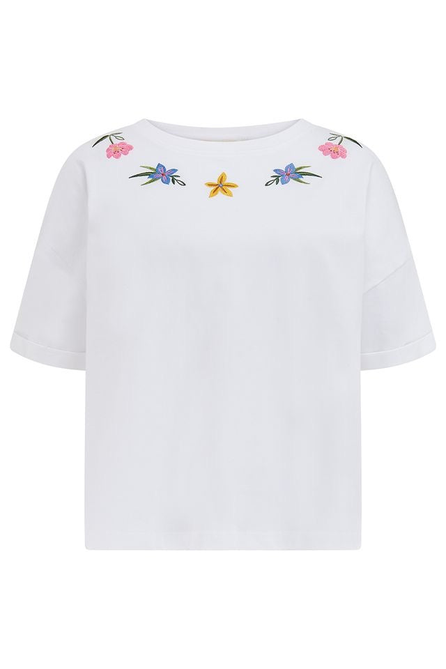 Sugarhill Brighton Celia Boxy T-Shirt - White