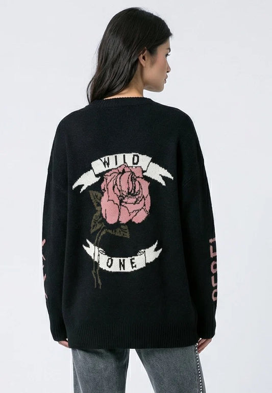 Religion Nadia Rose Cardigan - Black