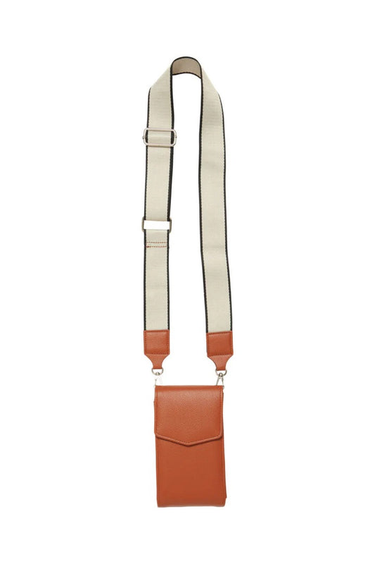 ICHI Bodil Phone Bag - Tan