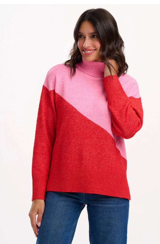 Sugarhill Winona Jumper - Pink/Red