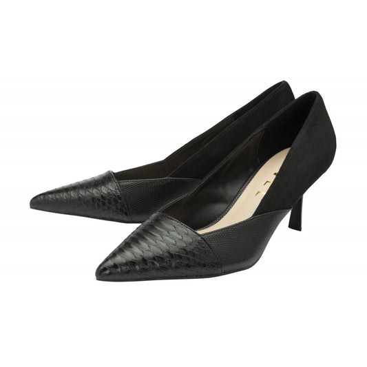 Ravel Black Avie Stiletto Court Shoes