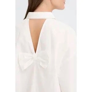 ICHI Funila Long Sleeved Shirt - White