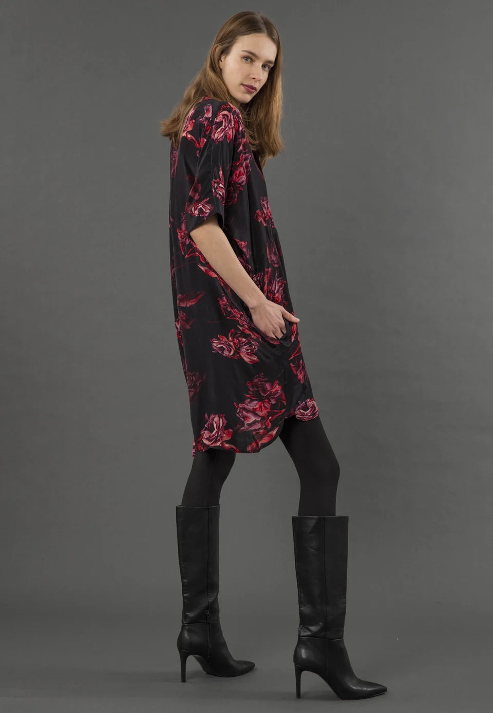 Religion Lola Tunic Dress - Red Fade