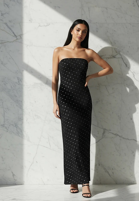 Religion Mila Maxi Dress - Black