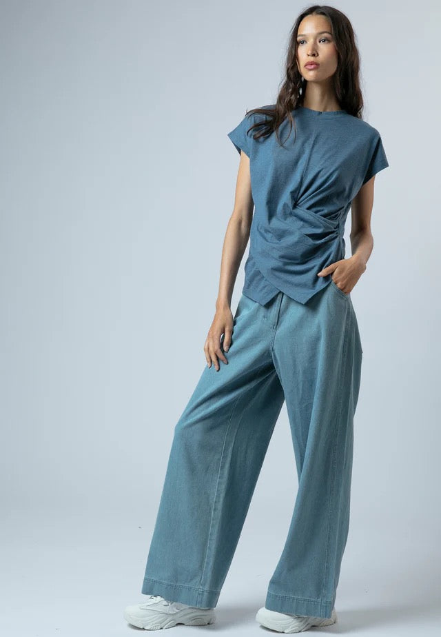 Religion Time T-Shirt - Blue Ashes