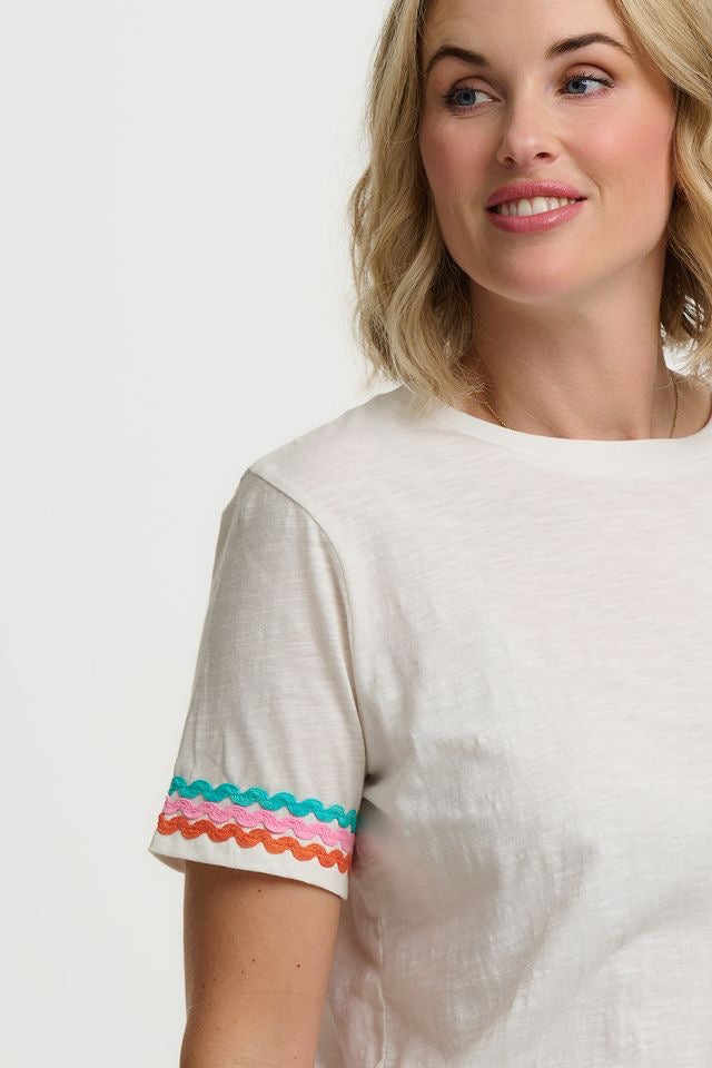 Sugarhill Brighton Shelby Boxy T-Shirt - White