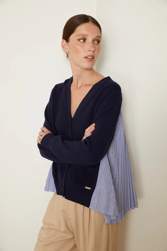 Jovonna Moyna Cardigan Navy