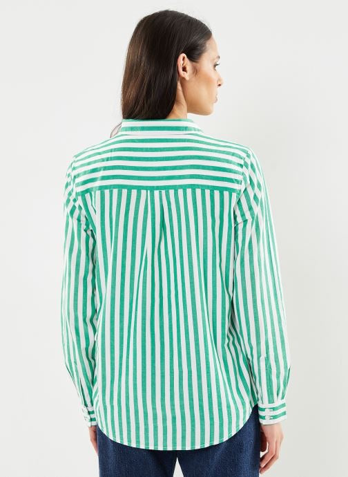 ICHI Asilo Striped Shirt Green