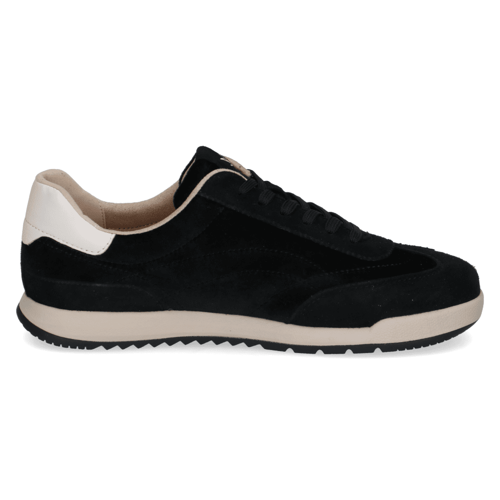 COMING SOON Caprice Velvet Trainer - Black