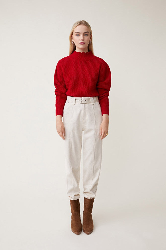 Suncoo Paris Peracle Red Knit Jumper