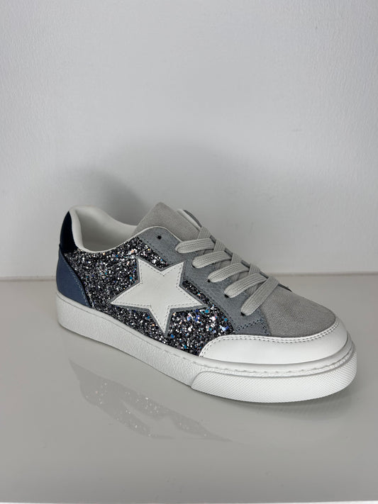 Findlay Star Trainer - Navy Sparkle/White Star