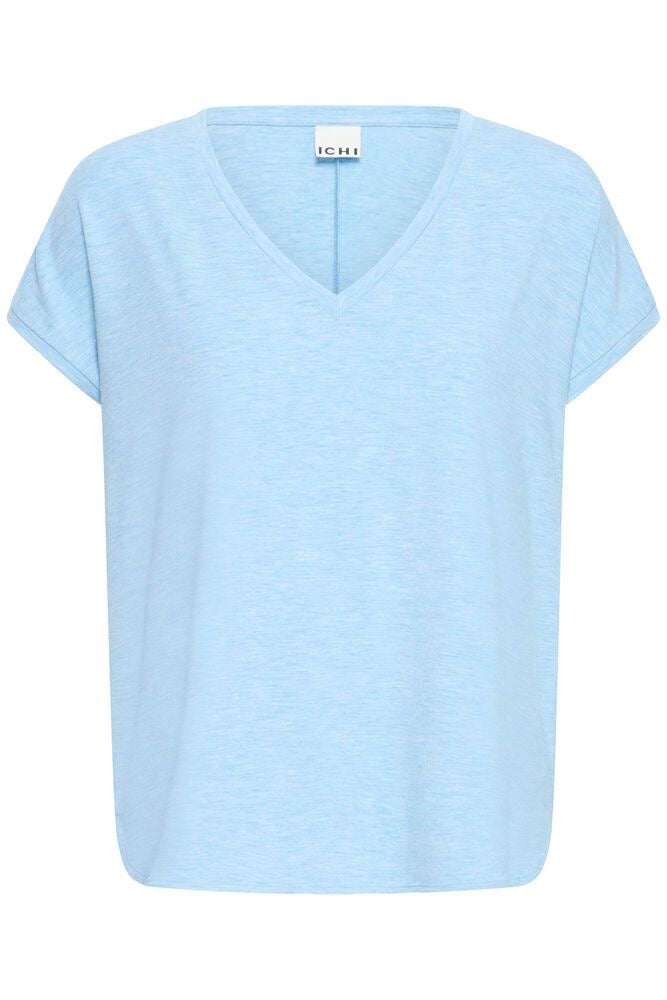 ICHI Rebel Cotton T-Shirt – Powder Blue