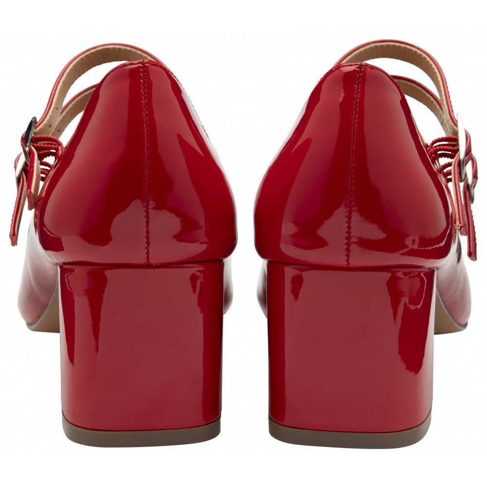 Ravel Red Patent Howth Mary-Jane Shoes