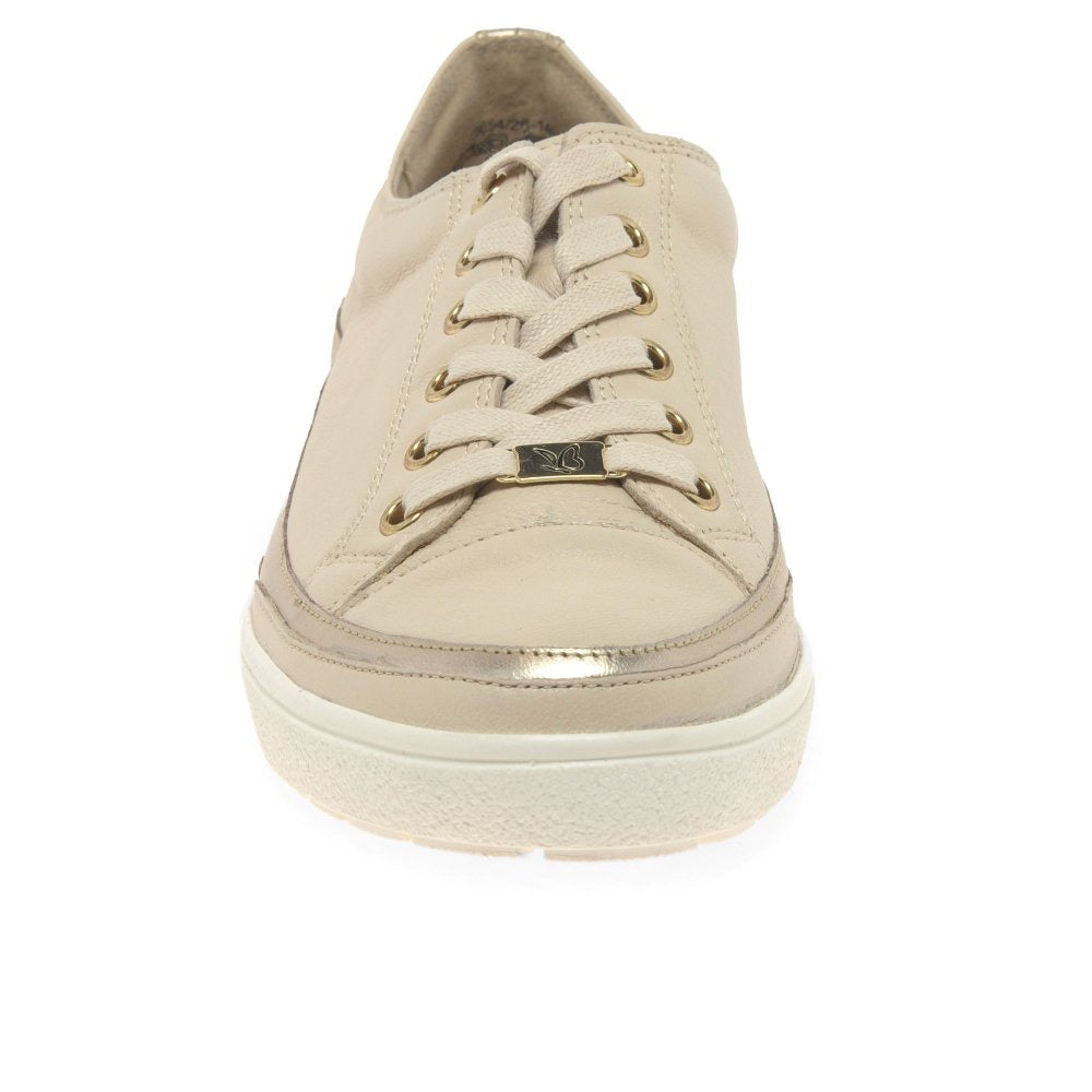 *NEW* Caprice Cream Leather Trainer