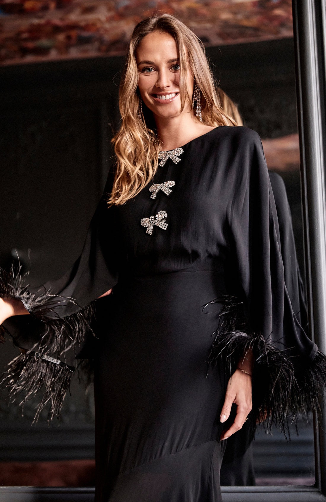Hope & Ivy The Helena Dress - Black