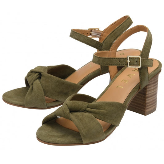 Ravel Balne Block Heel Shoe - Olive