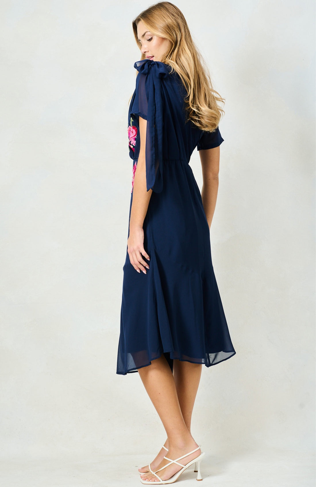 Hope & Ivy The Aubree Dress - Navy