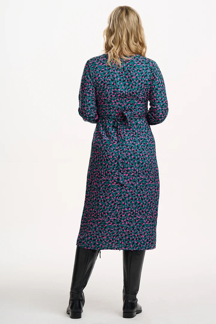 Sugarhill Zandra Midi Wrap Dress - Teal