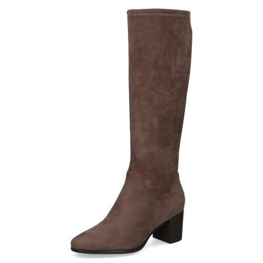 *COMING SOON* Caprice Stretch Vegan Knee-High Boots - Taupe