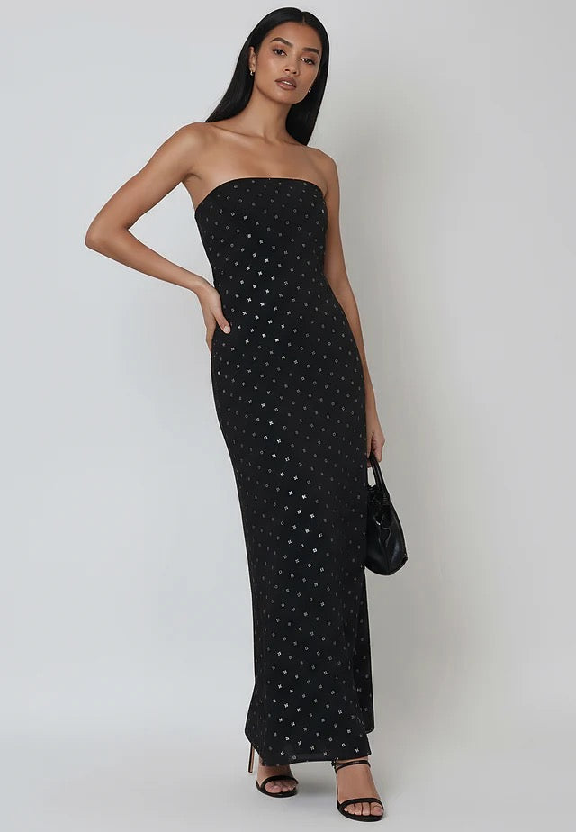 Religion Mila Maxi Dress - Black