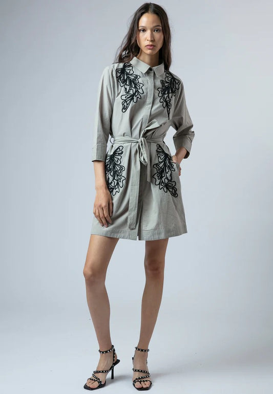 Religion Sophie Shirt Dress - Dune