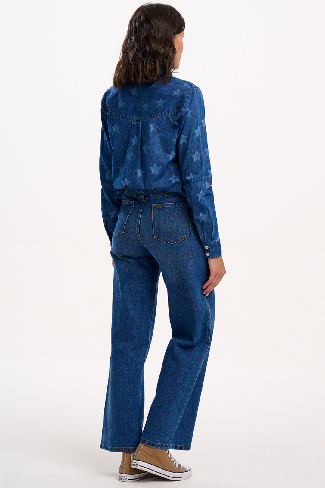 Sugarhill Brighton Alexia Star Shirt - Denim