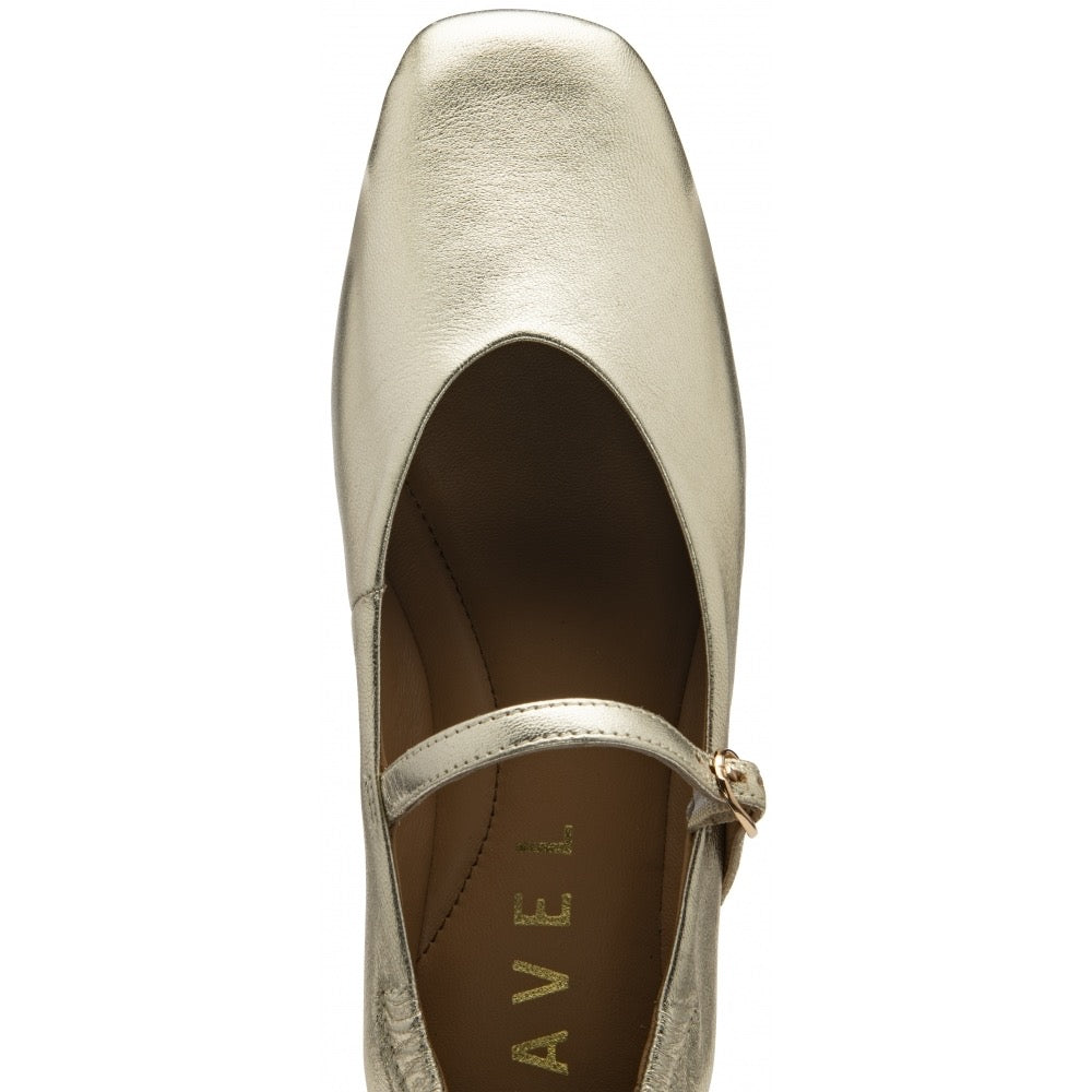 Ravel Lanton Leather Shoe - Gold