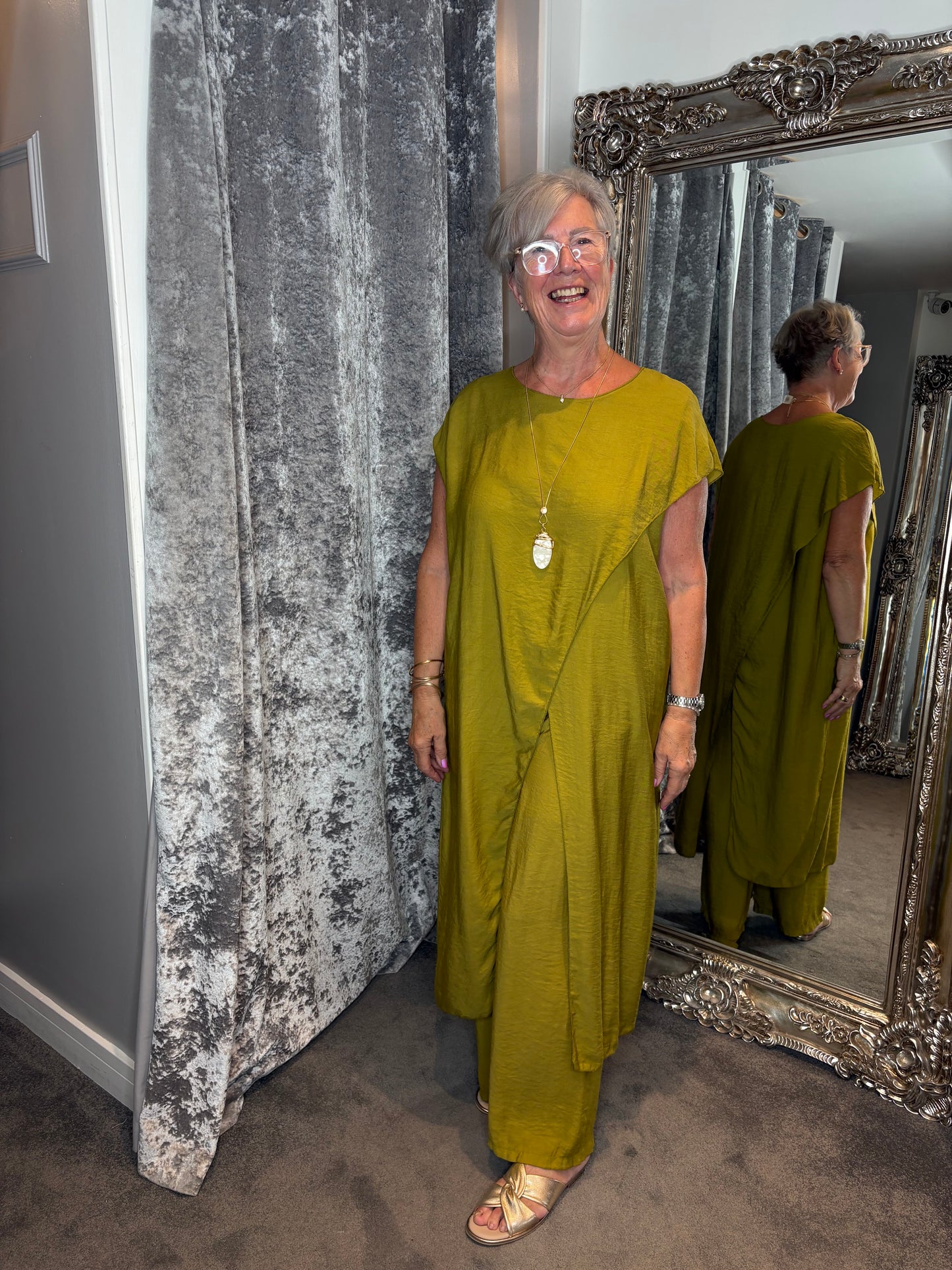 Studio Tunic Co-ord Set - Pistachio