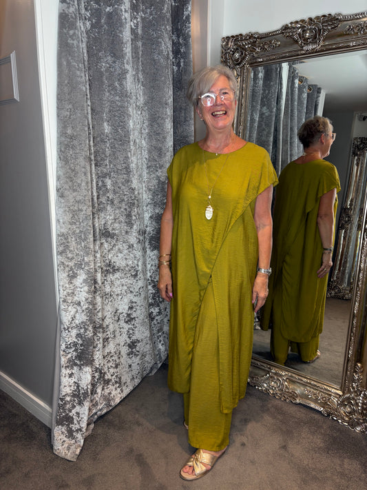 Studio Tunic Co-ord Set - Pistachio