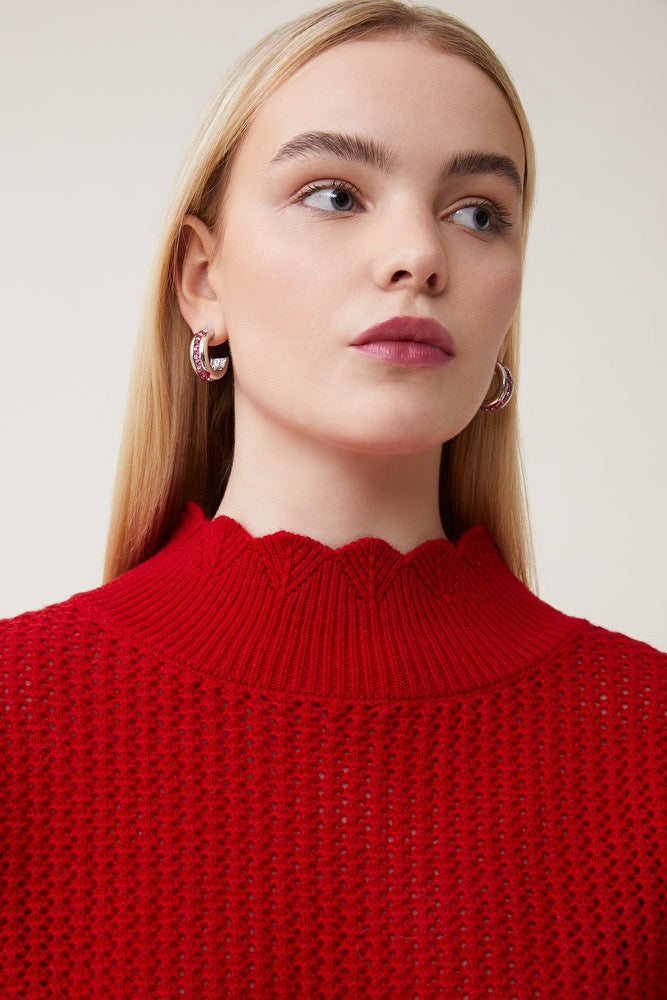 Suncoo Paris Peracle Red Knit Jumper