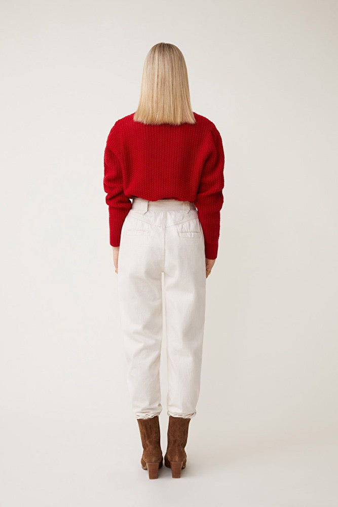 Suncoo Paris Peracle Red Knit Jumper