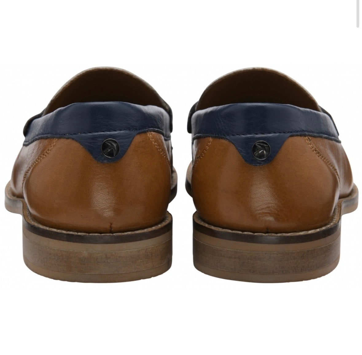 Ravel Airton Leather Loafer - Tan, Latte, Navy