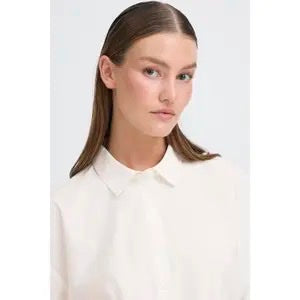 ICHI Funila Long Sleeved Shirt - White