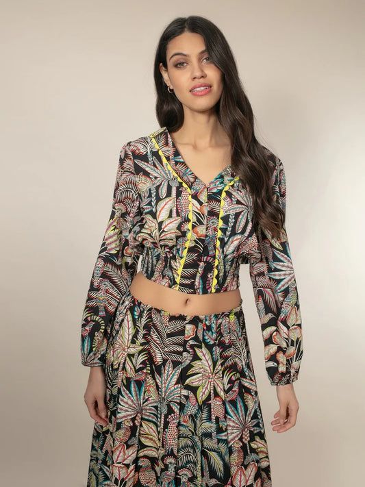 Nooki Lesanne Top Black Mix