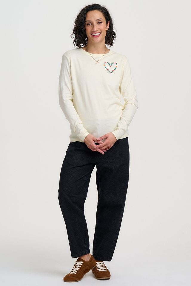 Sugarhill Brighton Brunswick Jersey Top - Cream