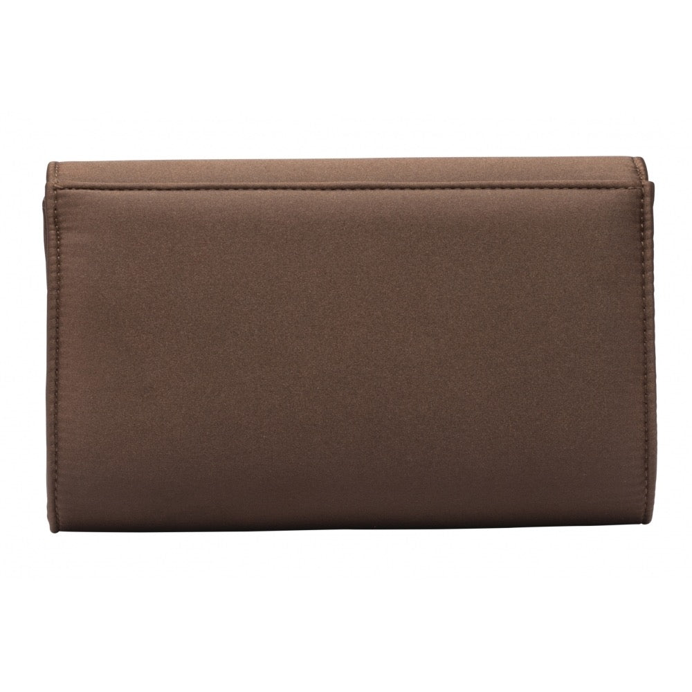 Ravel Ardee Diamante Clutch - Chocolate