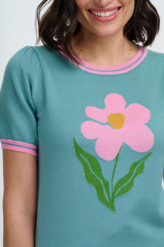 Sugarhill Brighton Dominique Knit Top - Seafoam