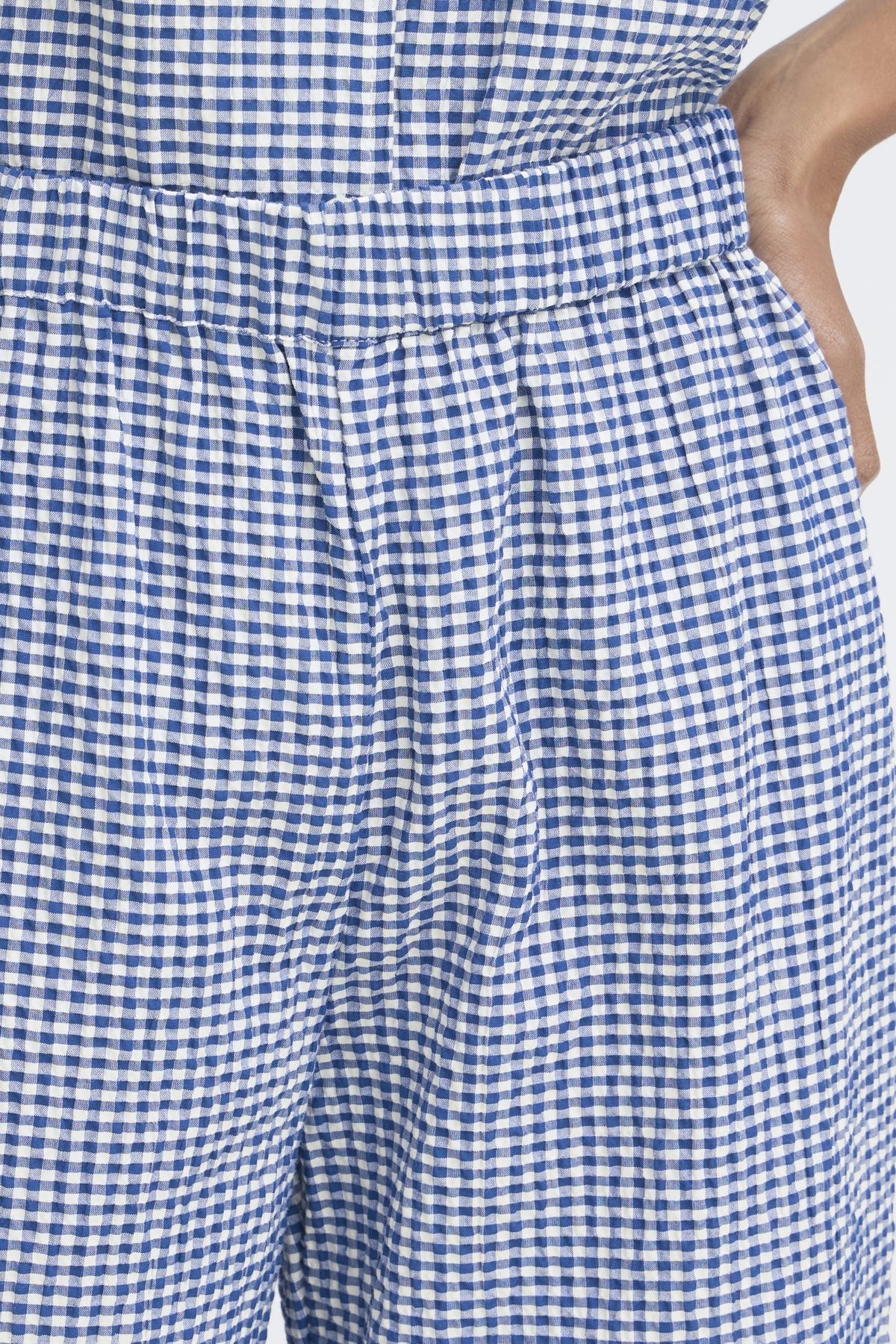 ICHI Jilma Trouser - Blue/White