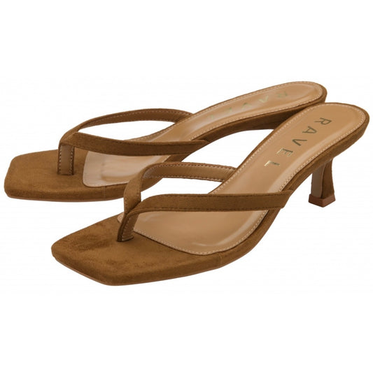 Ravel Craster Toe Post Sandal - Camel