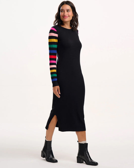 Sugarhill Brighton Liselle Knit Midi Dress - Black