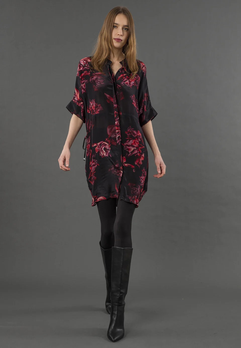 Religion Lola Tunic Dress - Red Fade