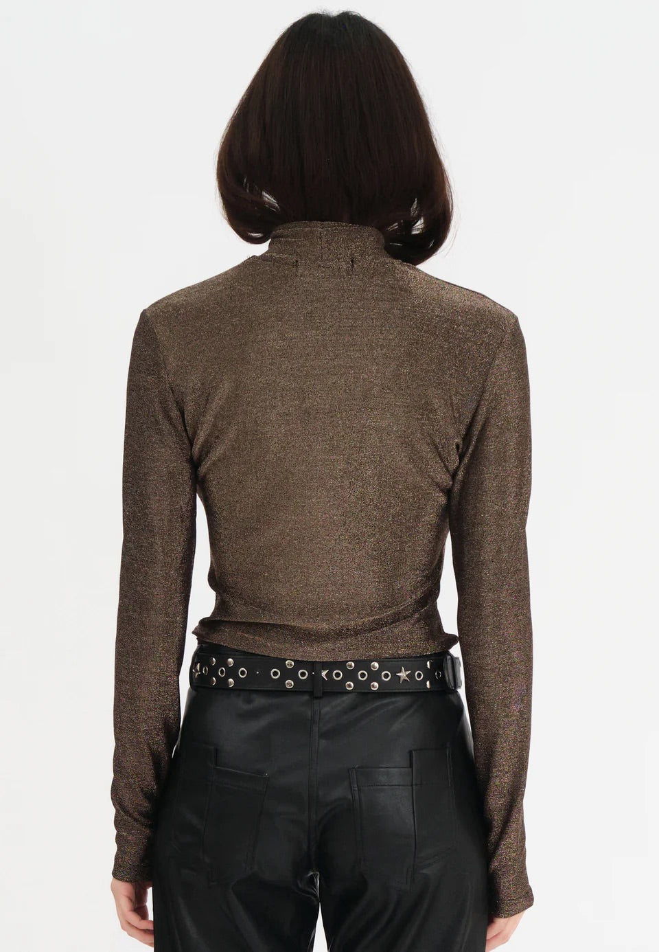 Religion Luna Polo Neck - Brown