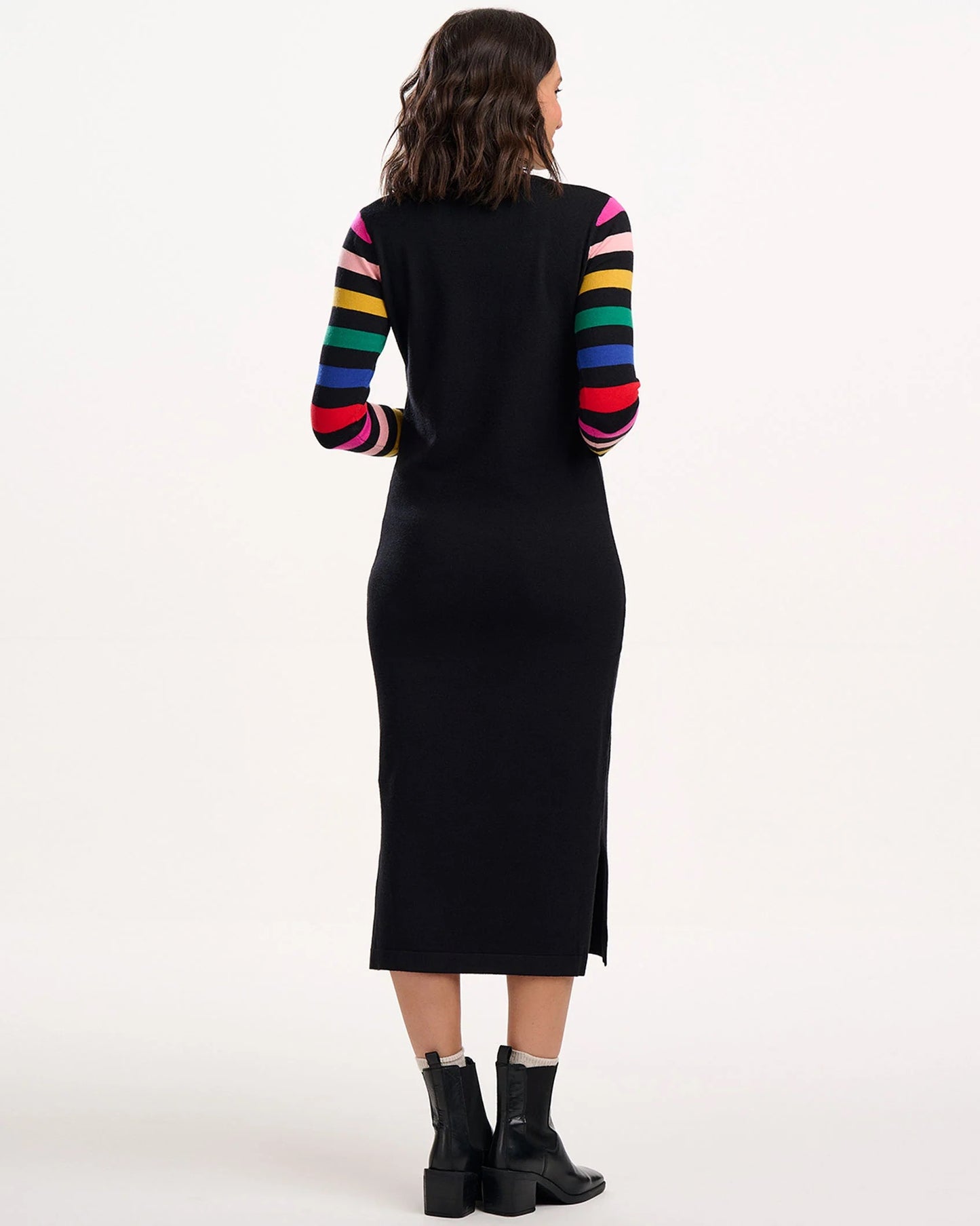 Sugarhill Brighton Liselle Knit Midi Dress - Black