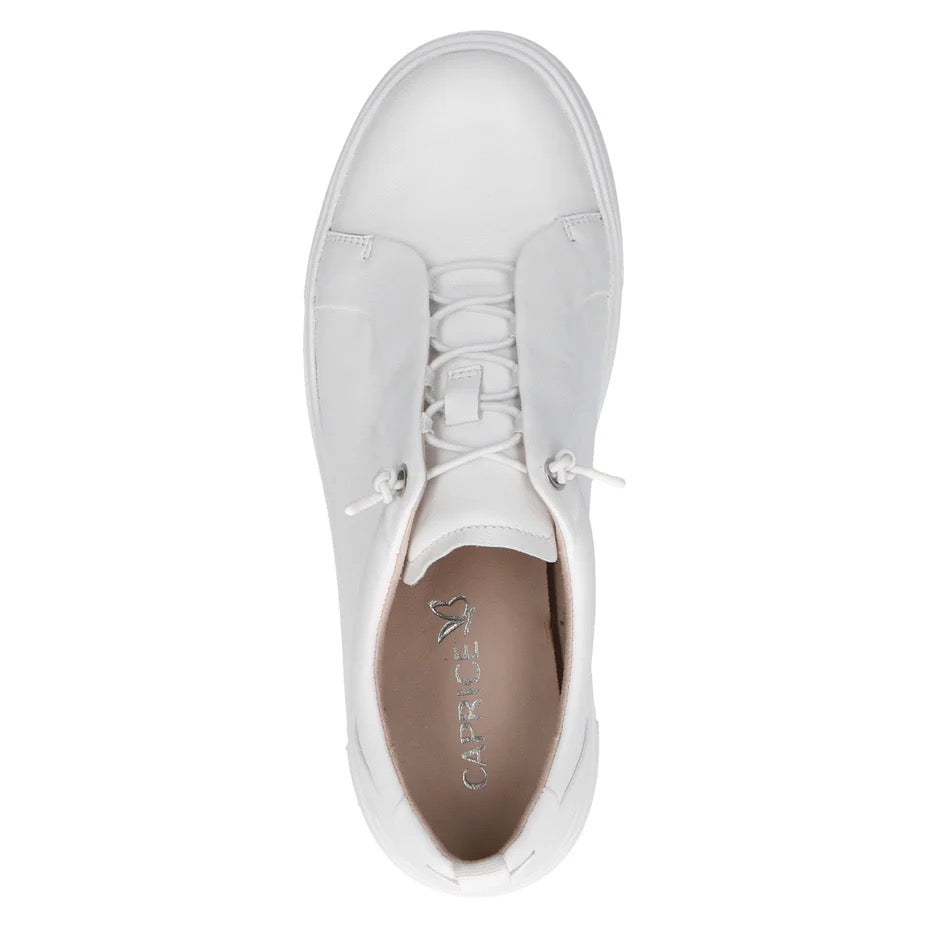 *NEW* Caprice White Leather Slip On Trainer