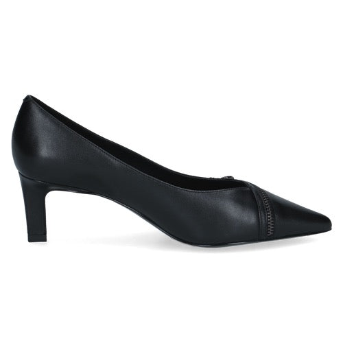 Peter Kaiser Classic Leather Court Shoes - Black