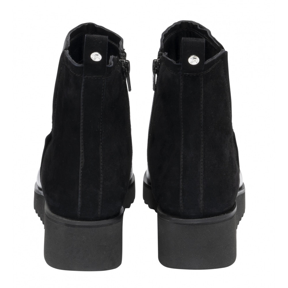 Ravel Helsby Leather/Suede Boot - Black