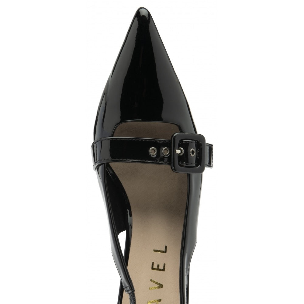 Ravel Dalry Patent Court Shoes - Black